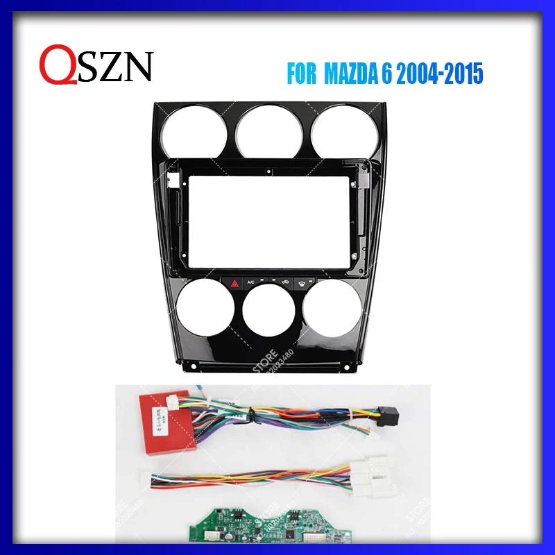 

Рамка Автомобильная QSZN для Mazda 6 2004-2015, 9 дюймов, 2 Din