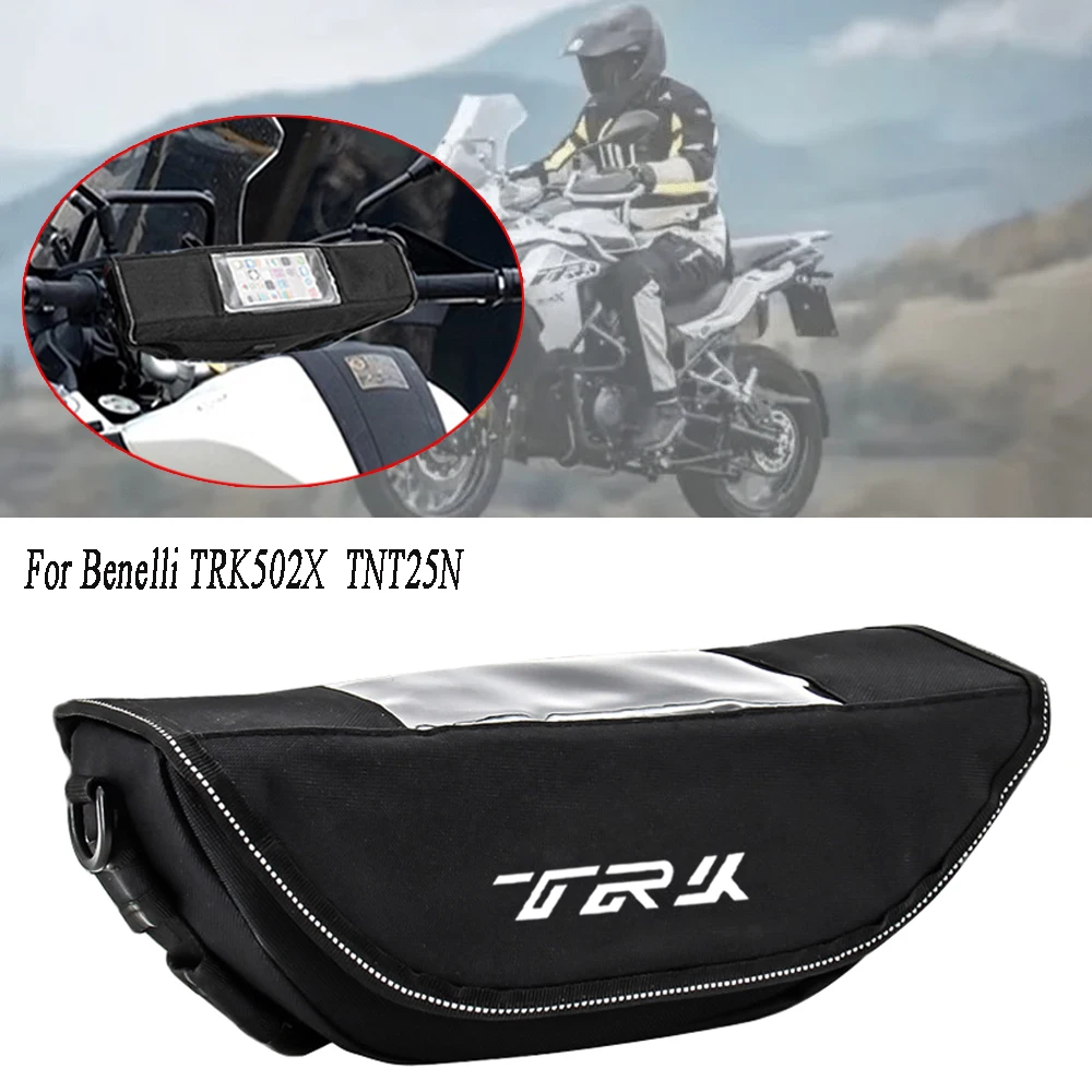 

Motorcycle Waterproof Bag Storage Handlebar bag For Benelli TRK 502 X TRK502X TNT 25N TNT25N Travel Toolkit Handlebar Travel bag