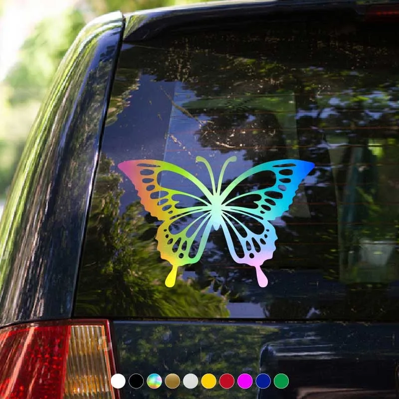 

New Butterfly Car Accessories Exterior For Truck Window Bumper Auto Suv Door Laptop Kayak Vinyl Decal