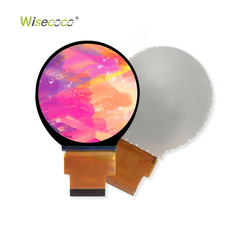 Wisecoco 2.1inch Round Tft Lcd Module 480*480 Lcd Display SPI Interface Circular LCD Screen for Wearable Device