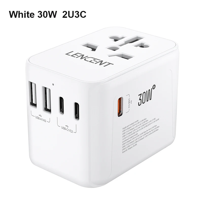 White 30W 2U3C