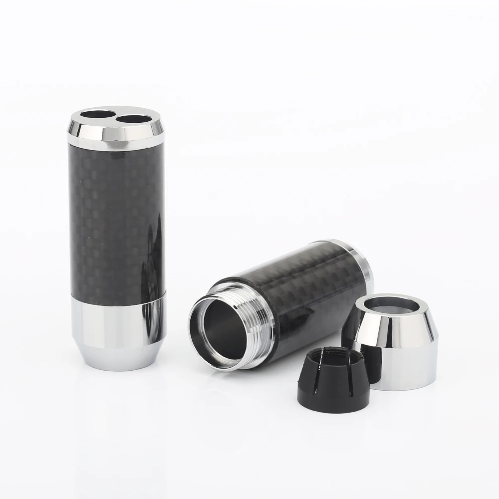 4pcs cavo per altoparlanti in fibra di carbonio cavo Audio cavo per pantaloni avvio Y splitter 1 a 2 cavo per altoparlanti avvio da 11MM a 7MM