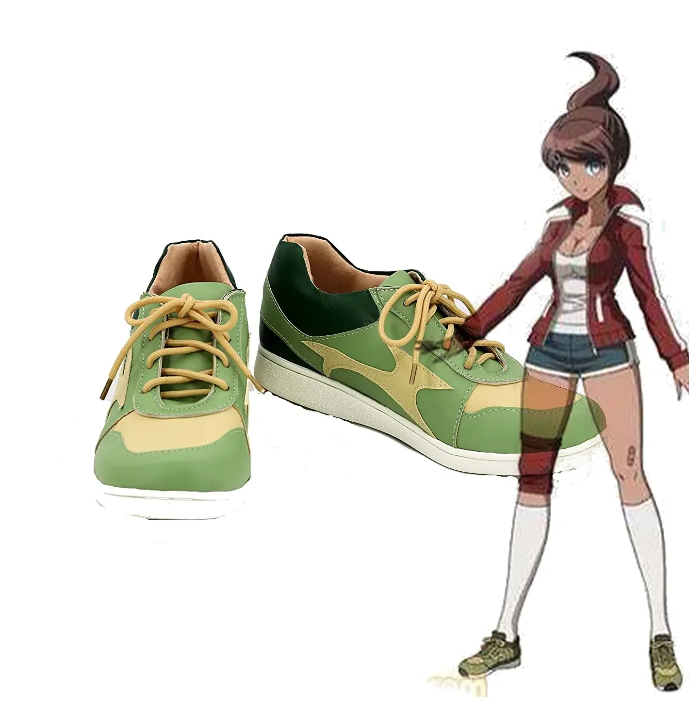 Game Danganronpa Aoi Asahina Cosplay Shoes Boots Custom Made Any Size