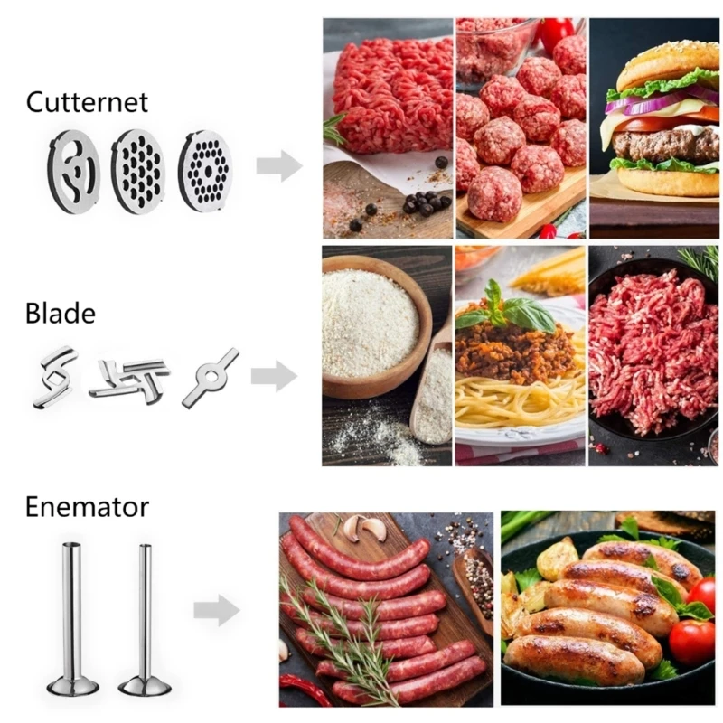 Maszynka do mielenia żywności Rozdrabniacz Nadziewarka do mięsa Do akcesoriów do miksera stojącego
