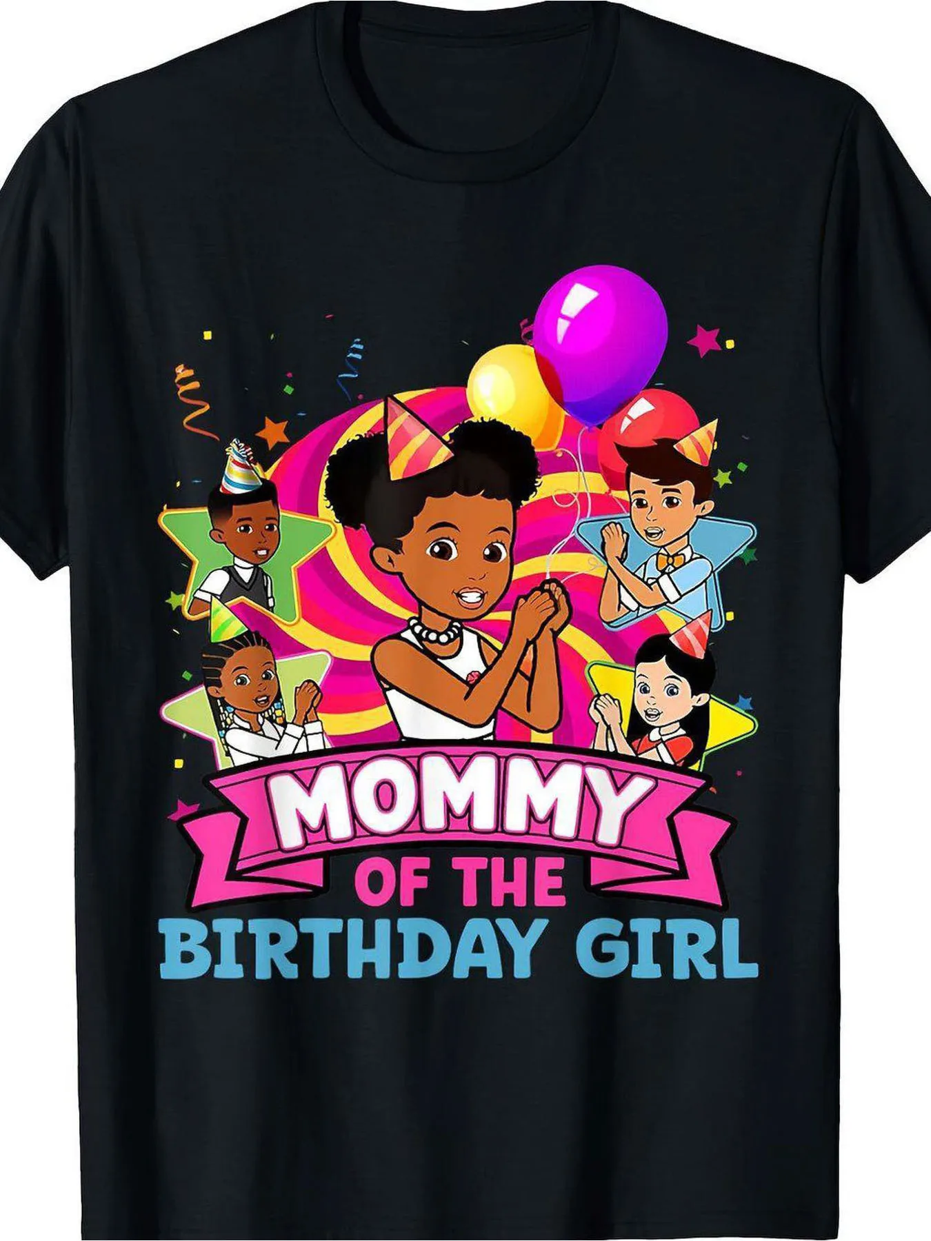 Oversized Hoodie T-Shirt For Mommy Gracie'S Corner Birthday Party Featuring Cute Dolls