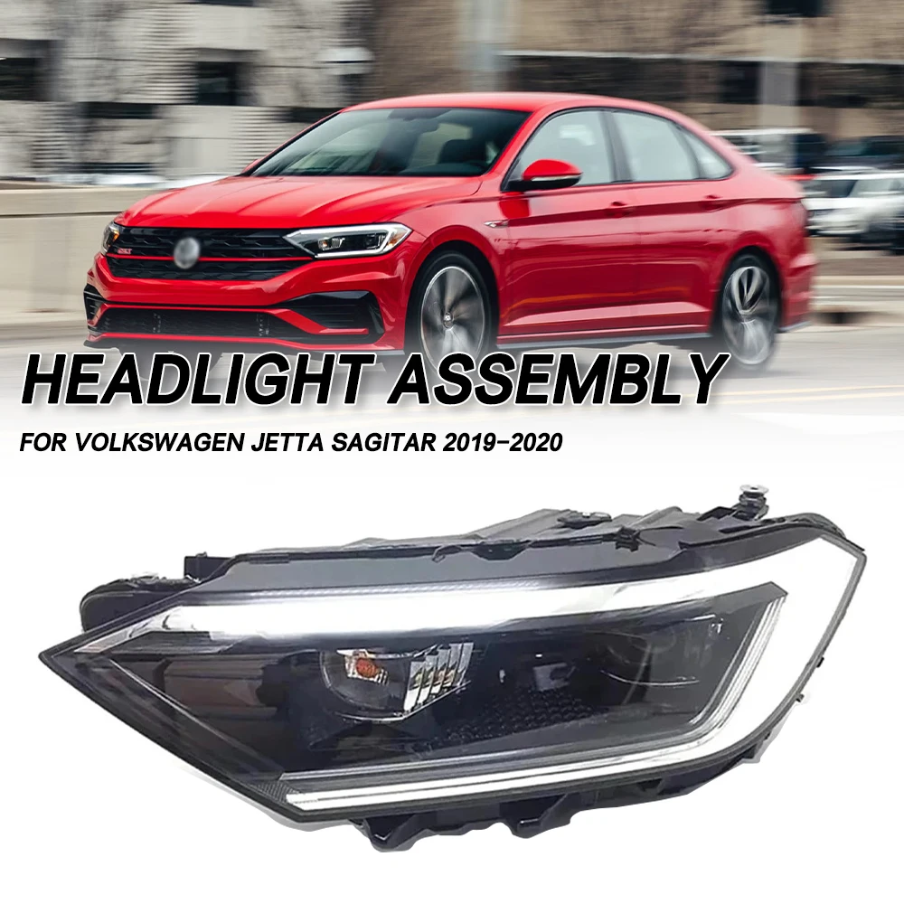 

Left/Right Side Front Bumper Head Light Headlamp Driving Headlight Turn Signal Light For Volkswagen VW Jetta Sagitar 2019 2020