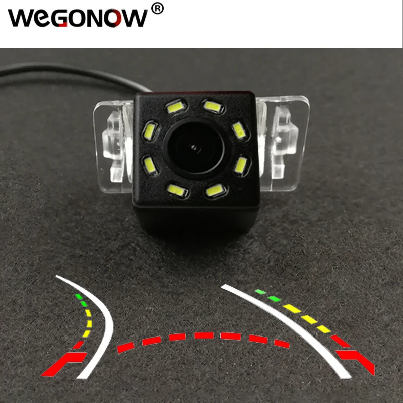 HD Wireless Car CCD Rear Camera Fisheye 8 12 led dynamic Night Vision waterproof For Toyota Camry 2002 2003 2004 2006 2007 2008