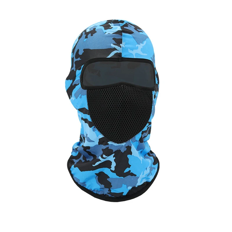 New Ice Cycling Print Men Beanies Women Hat Full Face Mask Cover Helmet Outdoor Sports Szybkoschnący filtr przeciwsłoneczny Ski Balaclava Cap