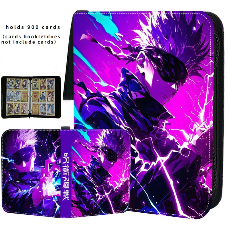 Jujutsu Kaisen Anime Collection Album di carte cartella di libri Phantom Parade 400 pezzi/900 pezzi porta raccoglitore di carte con cerniera