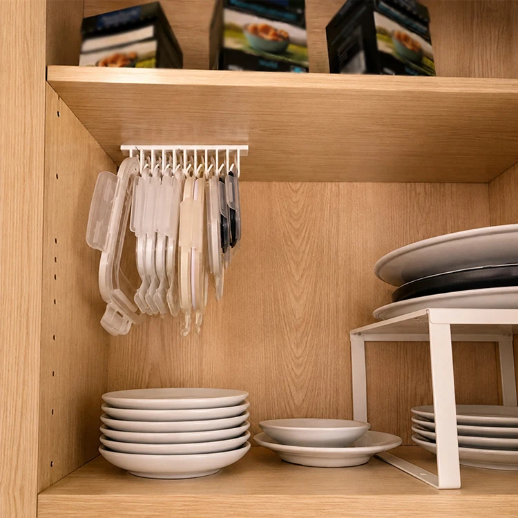 Küchen-Organizer für Deckel unter der Spüle, Deckelhalter für Küchenbehälter, Wandmontage mit Schrauben, platzsparend – Detail 4