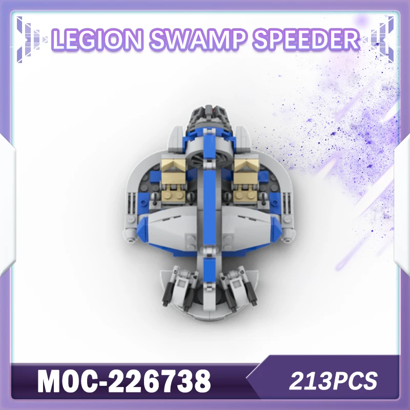 213PCS DIY Raumschiff Legion Swamp Speeder DIY Modell, Montieren Ziegel, Puzzle Bildung Spielzeug Ein Geburtstag Prese MOC-226738