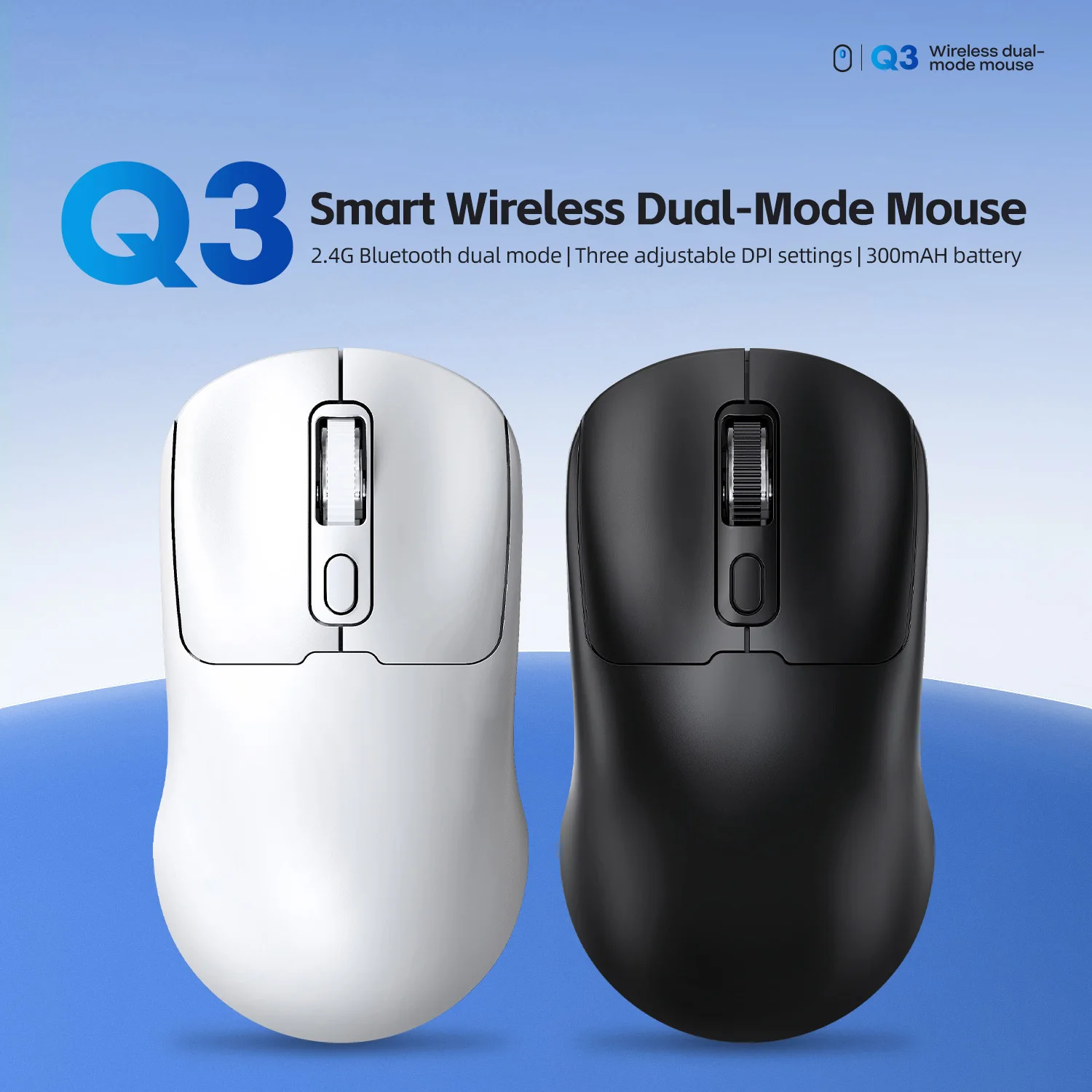 2025 NEW HOT Wireless Mouse USB Type-C Recharging Dual-Mode Bluetooth &2.4G Silent Optical Battery Roller for Laptop Computer