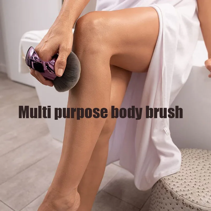 Portable Brush,Beauty Blend & Blur Body Kabuki Brush & Self Tanner Brush, Multi-Purpose For Body Makeup & Foundation