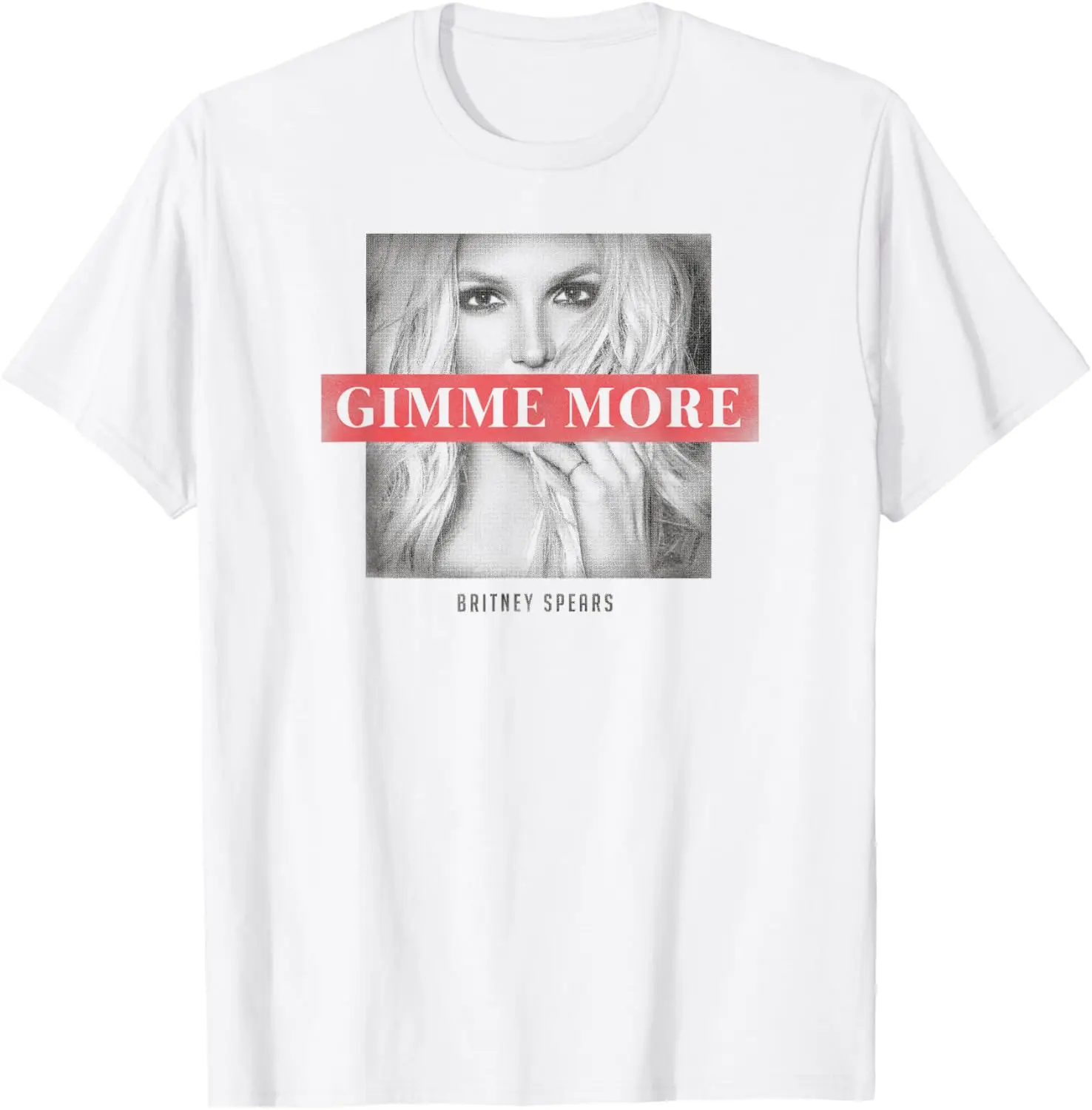 - Gimme More T-Shirt 100% Cotton Trendy Y2K Short-Sleeve Tee – Soft, Quick-Drying, & Moisture-Wicking; Ideal Sports Casual Wear;