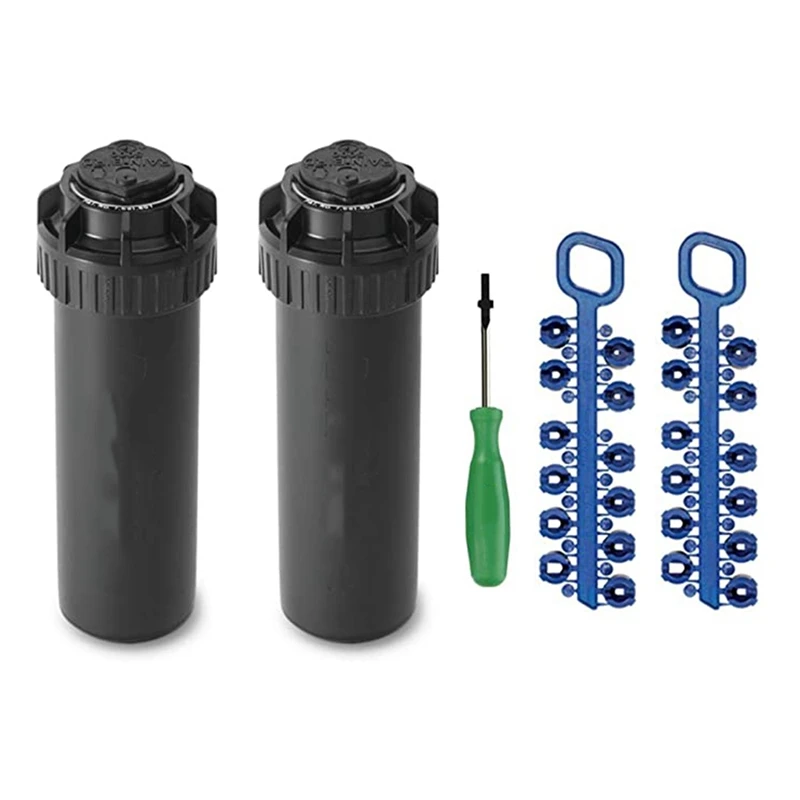 

1Set Rotor Sprinkler Head Adjustable 40-360 Degree Part-Circle, 4 Inch -Up Lawn Sprayer Irrigation System