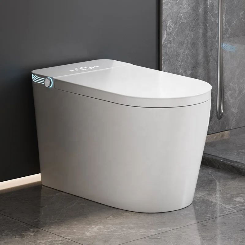 

Самый продаваемый автоматический керамический умный унитаз, напольная сантехника, пульт дистанционного управления, удобный интеллектуальный подогрев сиденья