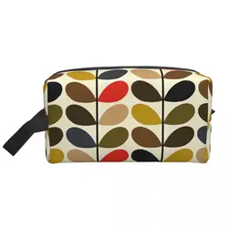 Orla Kiely Flower Cosmetic Bag Women Kawaii Large Capacity Scandinavian Geometric Style Makeup Case Beauty Storage Toiletry Bags