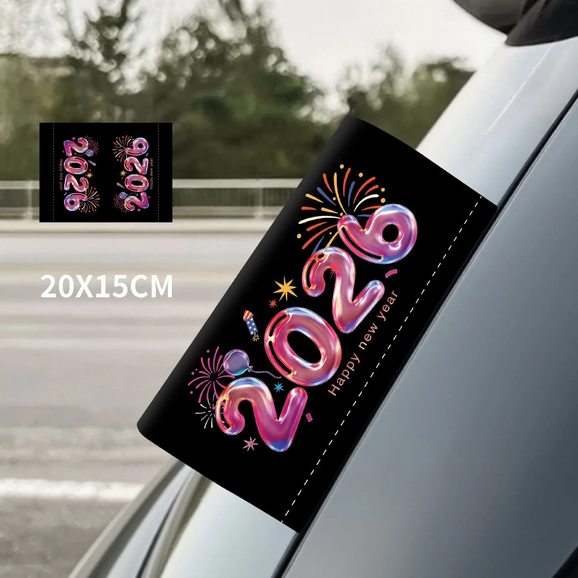 Customized Car Wash Rear Wash Label Decorative Stickers Creative Logo PVC Label Adhesive Waterproof Stickers