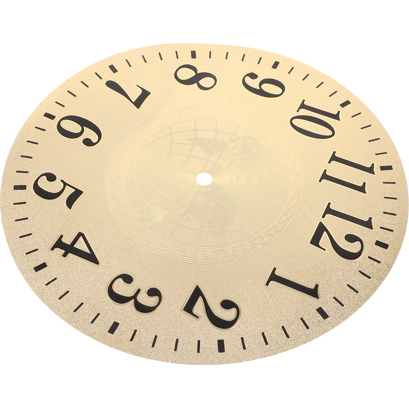 

PVC Clock Dial Replacement Smooth Round Plate Easy Install DIY Wall Clock Dial Disc Replacement Movement Parts