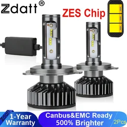 Zdatt-Phares de sauna LED Canbus, ampoule LED, antibrouillard automatique, blanc 6000K, H1, H4, H7, H8, H9, H11, 9006, 880, HB3, HB4, 110W, 50000LM, 12V