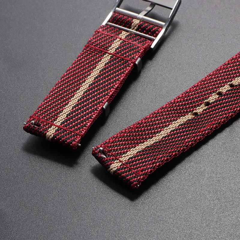 20mm 22mm Quick Release Nylon Watch Strap for Tudor Woven Canvas Fabric Band for Omega for Seiko for Military Men Women Bracelet