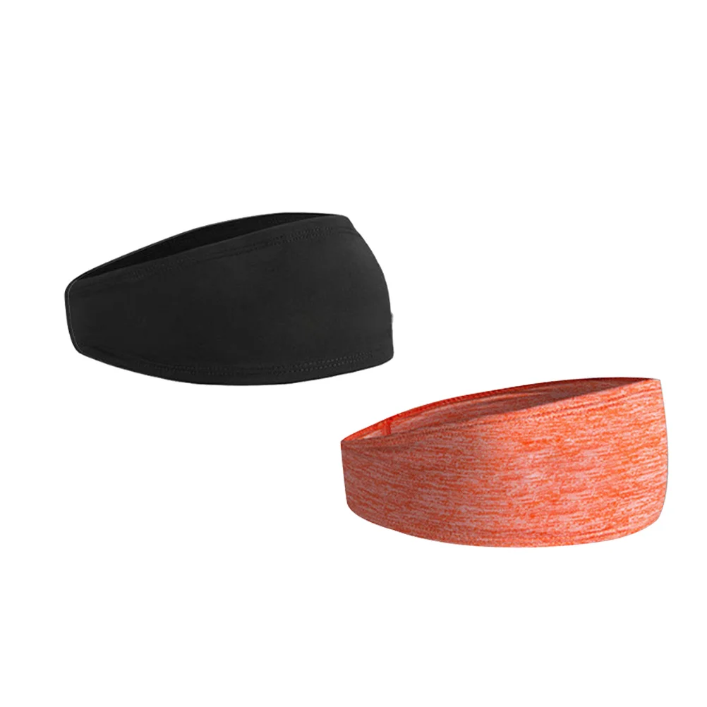 

Unisex Black Yoga Headband High Elastic Sports Sweat Absorption Running Workout Fitness Gym Headbands Head Bands