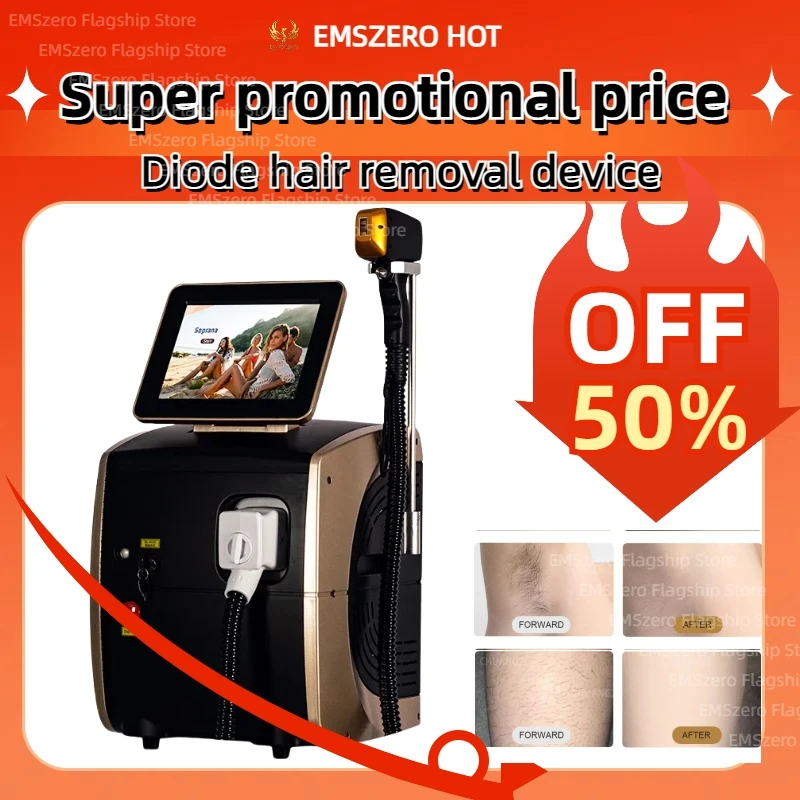 

11.11 808 diode laser 755 808 1064 professional body hair removal machine. Long term painless hair removal beauty salon