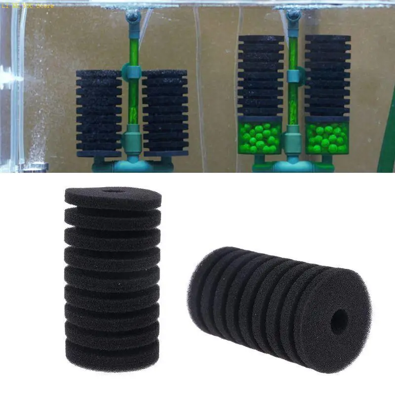 مرشحات W3JE Sponge Filter الحيوي الاسفنجة الاسفنجة الاسفنجة الاسفنجة الاسفنجة الرغوة أسماك السمك لملحقات مرشح الخزان الإسفنج قبل