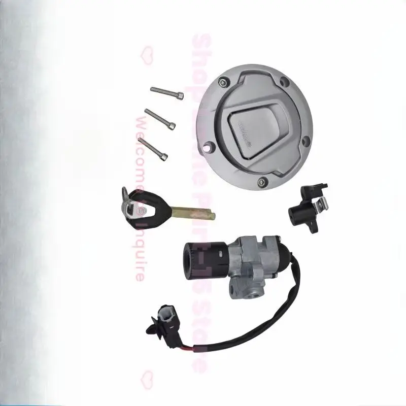 For CFMOTO 800NK Small Screen CF800-7 Complete Lock Kit Ignition Switch Fuel Cap Assembly