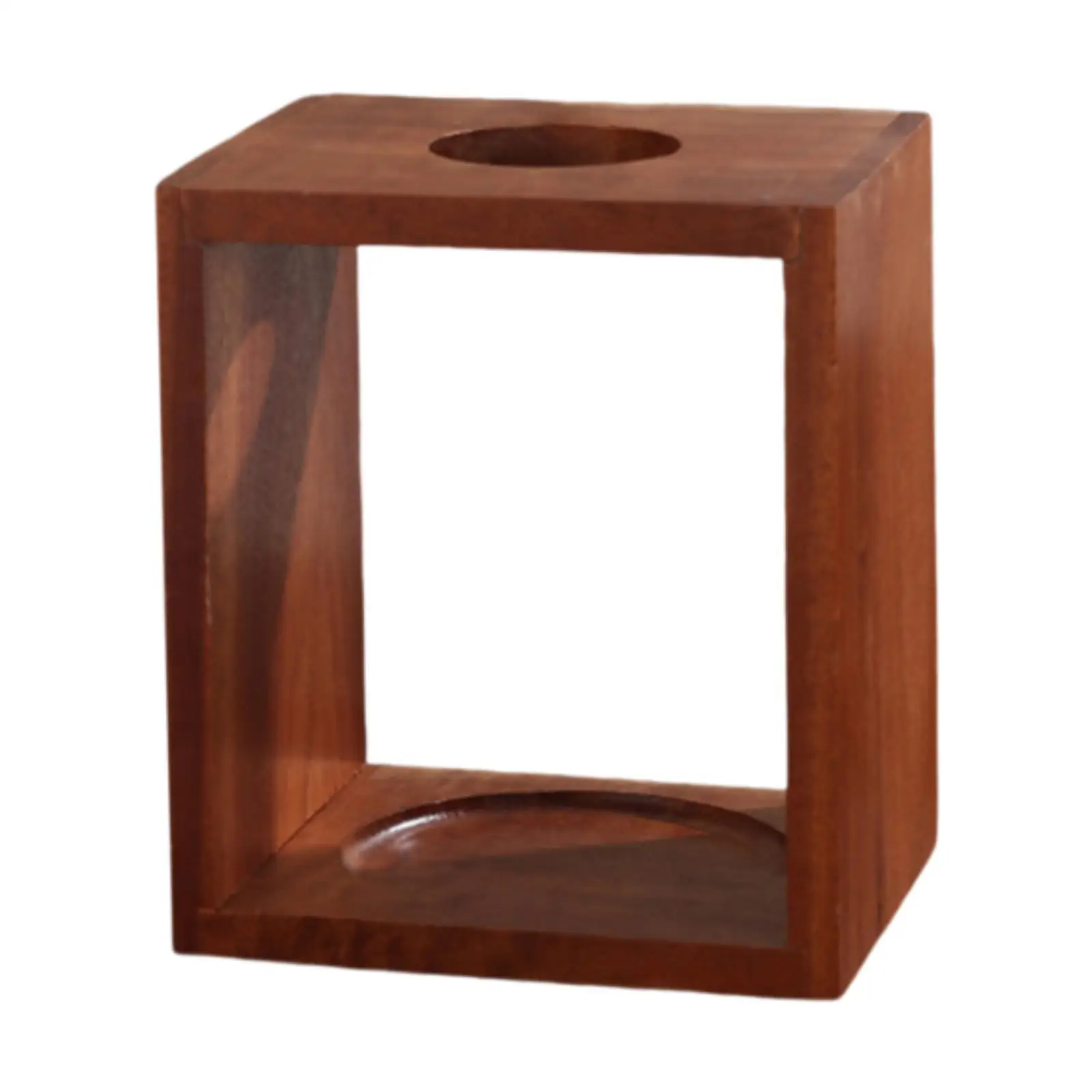 

Coffee Filter Tray Shelf Wooden Pour over Coffee Dripper Rack for Restaurant