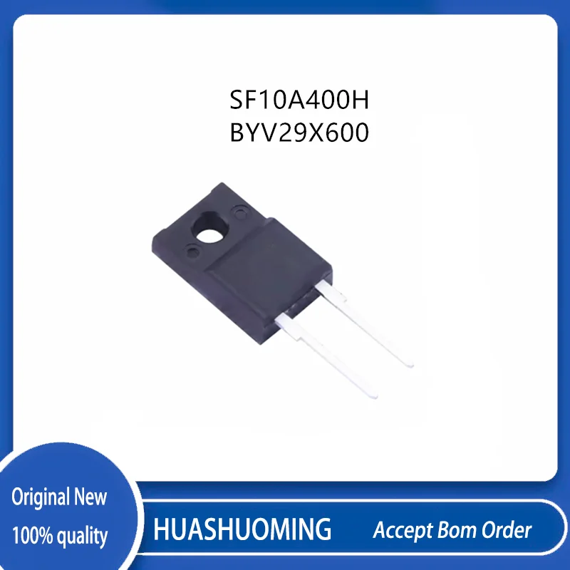 10Pcs-20Pcs/Lot SF10A400H SF10A400 BYV29X-600  BYV29X600  TO-220F-2