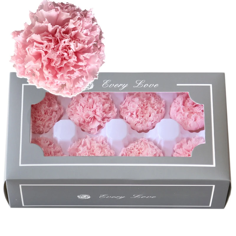 Preserved Real Carnation  Eternal Fresh Immortal Carnation Natural Flower Florist Floral Flower Teachers ' Day Mother's Day Gift