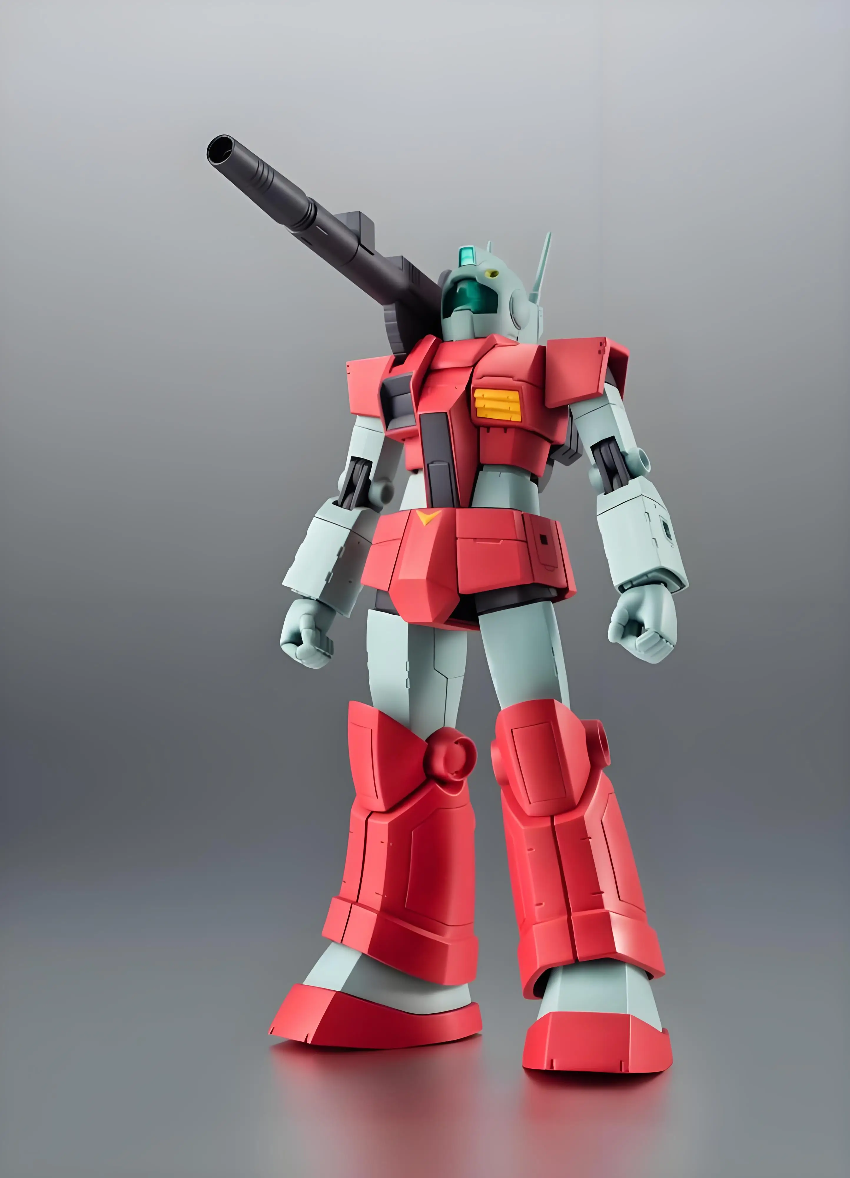 Bandai Original MODEL KIT ROBOT SOUL GUNDAM Anime Action Figure RGC-80 GM GANNON GABURO BASE Model Toys Model Gifts For boys