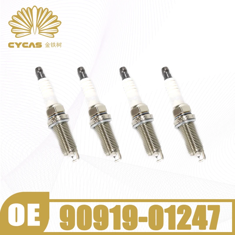 

CYCAS Brand Spark Plug #90919-01247 For Toyota Crown REIZ Privia Venza Highlander Sienna Lexus ES GS IS RX Replacement Parts