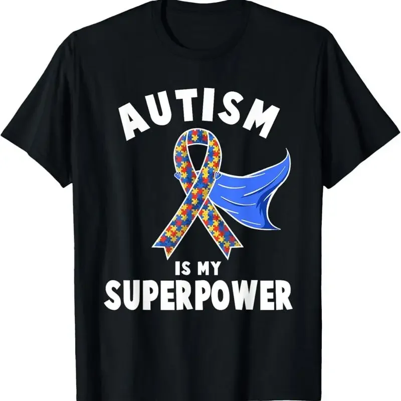 Autism Awareness T Shirt Boys Girls Kids Is My Superpower