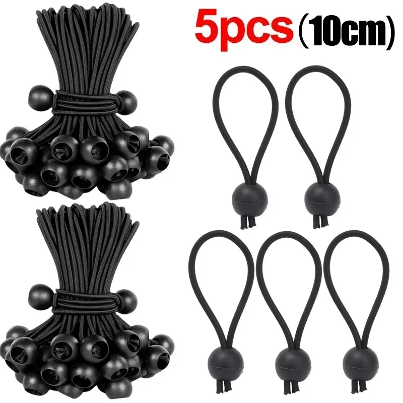 50/20/5 Stuks Outdoor Elastische Bal Touw Bungee Koorden Draagbare Tent Bevestiging Dekzeil Luifel Luifel Zware tarp Tie Down