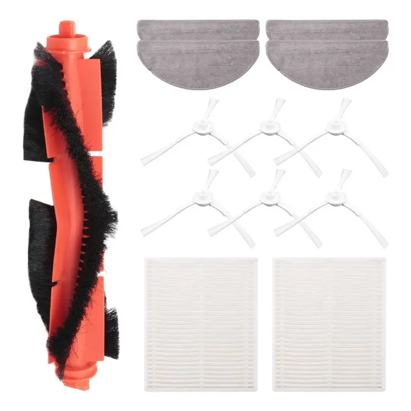 New Arrivals-For E10 E10C E12 B112 / Mijia 3C Plus C103 Robot Vacuum Cleaner Spare Parts Accessories Filter Mop
