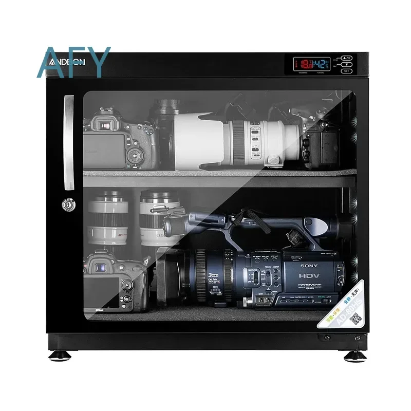 Large Upgrade Electronic Moistureproof Box for AD-80HS Drying Oven 80L SLR Storage Lens Moisture Proof Camera Drying Cabinet