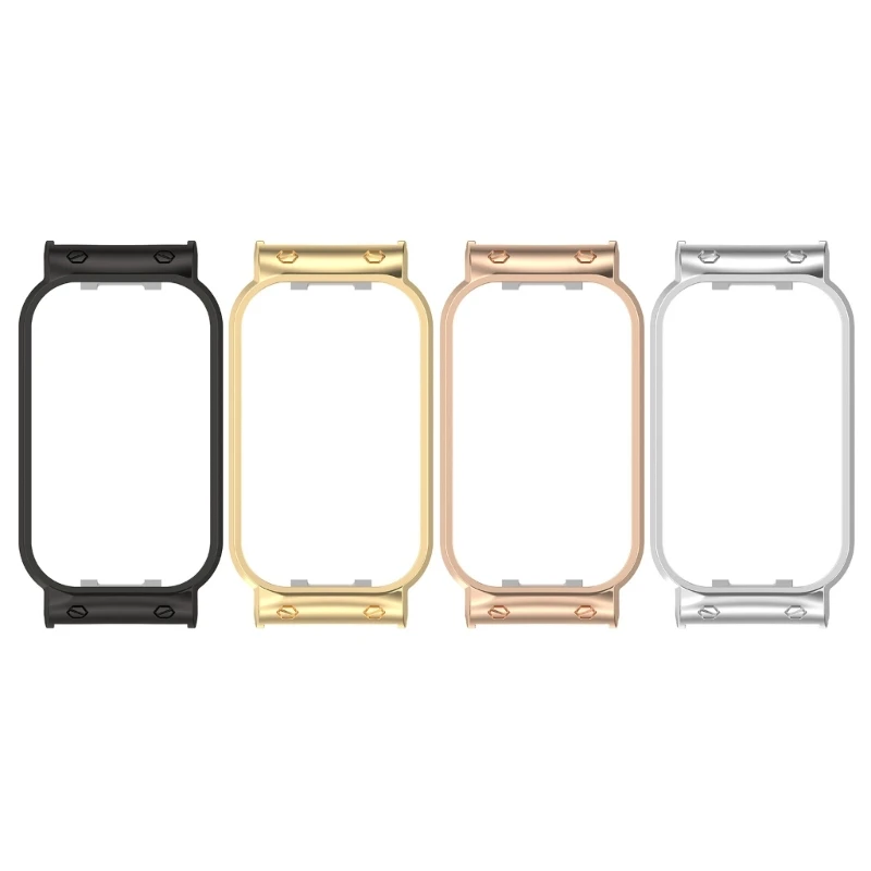 Stainless Steel Protective Case Stylish Replacement Cover for Watch Band 8 Active Keep Your Device Safe & Secure