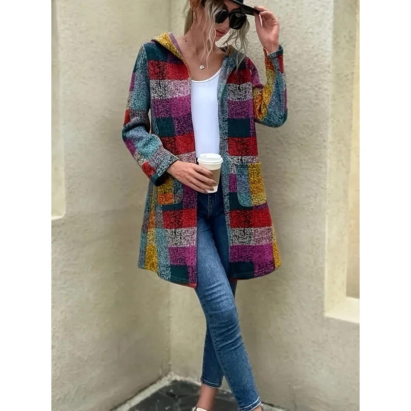 

Ladies Printed Coat Ultra Thin Spring Fashion Outerwear for Middle-Aged Women without Cap Design Online And In-Store Available