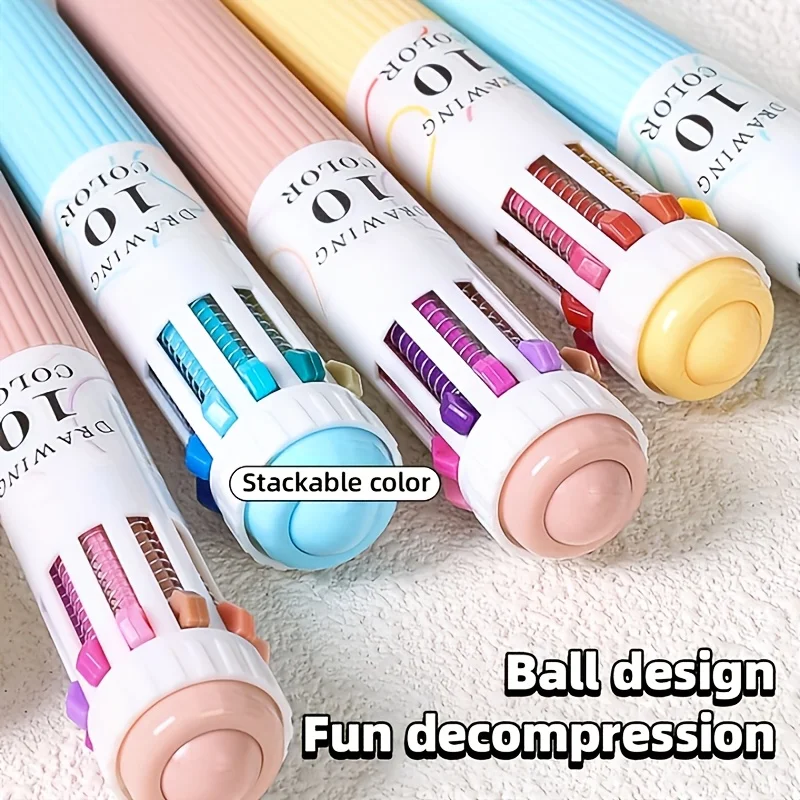 Strumento di scrittura fine da 6 pezzi con 60 colori per soddisfare le esigenze di disegno, adatto per journaling, diari, evidenziare, colorare,