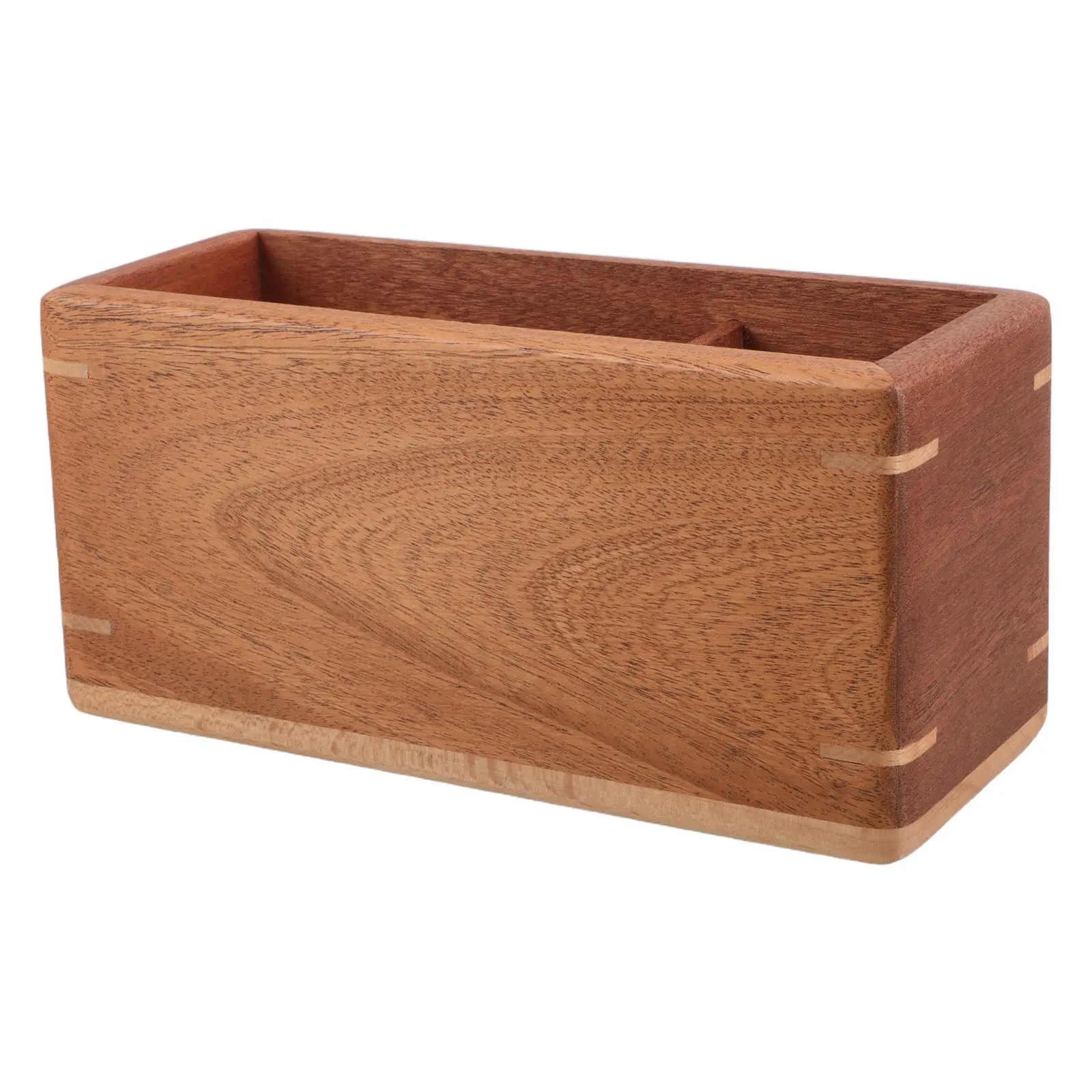 rustic-wooden-desk-storage-box-2-slot-remote-controller-organizer-with-compartments-for-stationery-cards-desktop-file-organizer