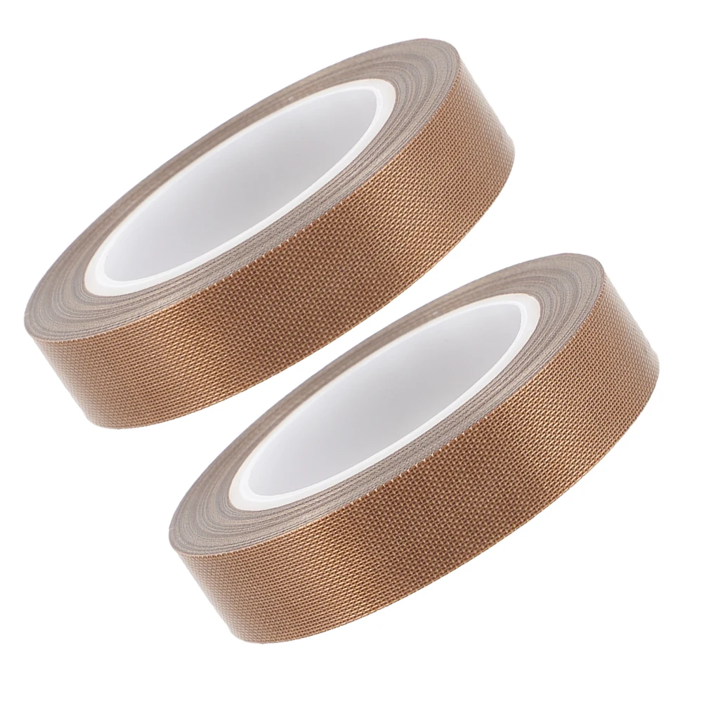 

2 Rolls 20mm Wide 10m Long Ptfe Sealing High Temp PTFE Tape Vacuum Sealer Insulation Vacuum Sealer Machine Tape Non Stick