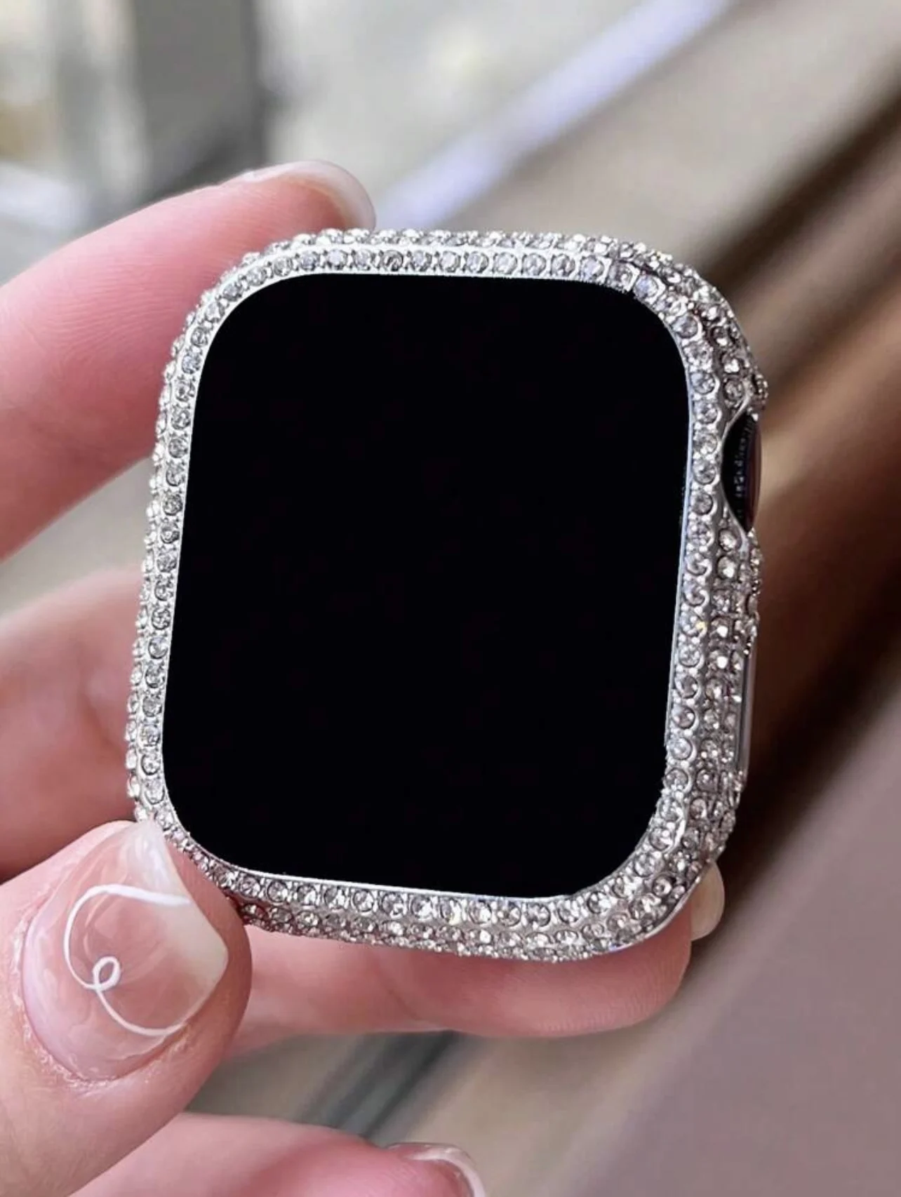 Pellicola protettiva Bling per Apple Watch Cover Series Ultra 10/9/8/7/6/5/4/3 38mm 40mm 41mm 42mm 44mm 45mm 46mm 49mm