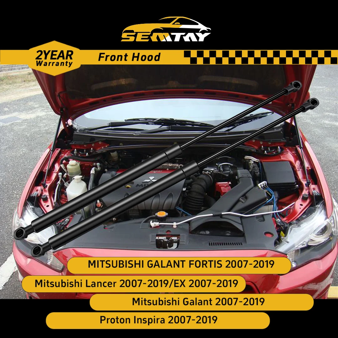 

SEMTAY распорки капота, вспомогательные пружинные амортизаторы для Proton Inspira/Mitsubishi Lancer 2007-2019, совместимая автозапчасть