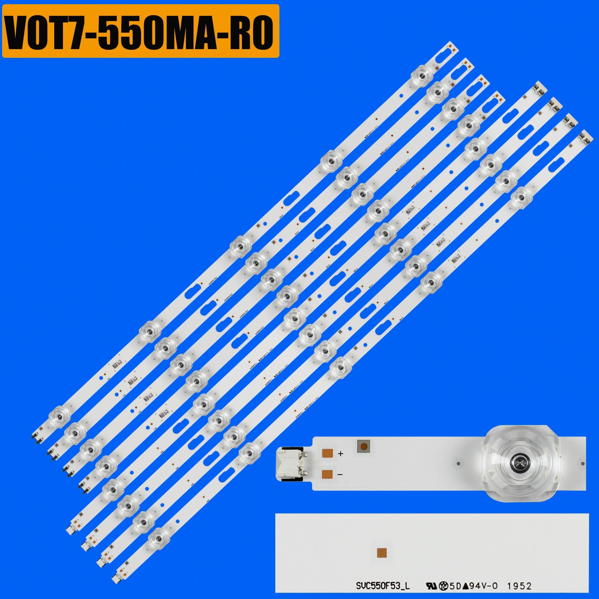 barra de faixa de retroiluminacao led para ue55au7175u ue55au7100u ue55au7110k ue55au7170u un55au7000f ue55au7105k ue55au7100k cy ba055hghr4v 01