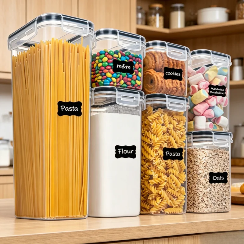 7Pcs Kitchen Food Storage Cont - Food Storage Jar Set บทวิจารณ์และราคา