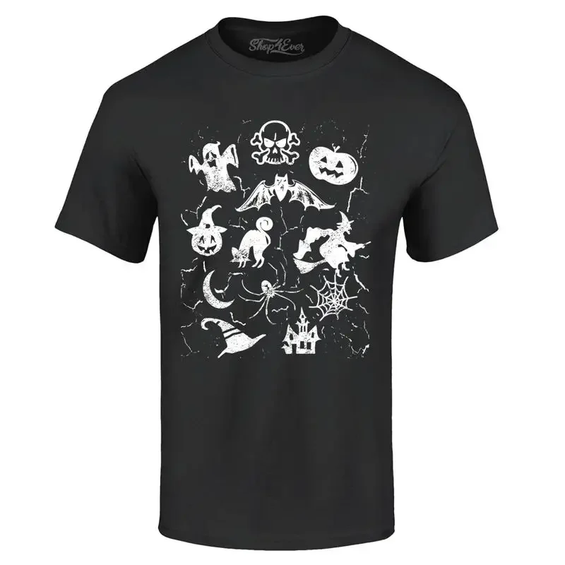 Halloween Mash Witch Skull Pumpkin Ghost Cat T-shirt Halloween Shirts