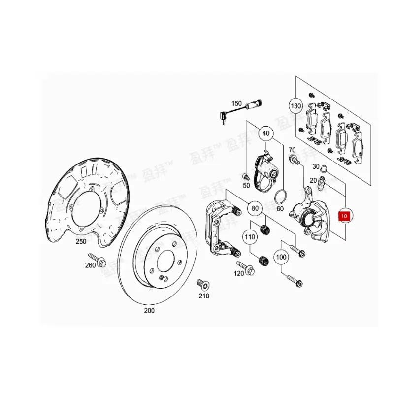 قاعدة تعليق قاعدة محور عجلة السيارة A0004232781 A0004232881 #2
