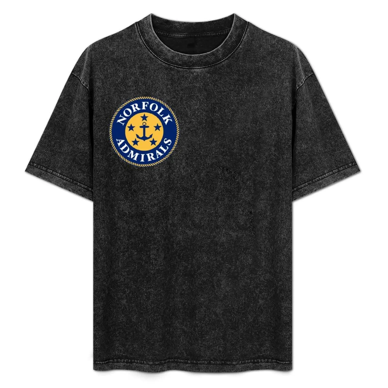 

Norfolk Admirals T-Shirt cotton man t-shirts Man t-shirt summer top t shirts for men pack